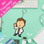 Doctor Keychain- Made for Hospitals & Clinics | Love Craft Gifts