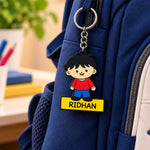 Personalized Kids Name Backpack Keychain 2x3" | Love Craft Gifts™