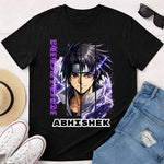Personalized Anime Shadow Ninja Name T-Shirt for Men & Women – Custom Printed Black Tee | Love Craft Gifts