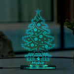 3d Acrylic Merry Christmas LED Lamp