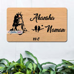 Buy Wooden Home Name Plates-12x15"