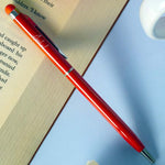 Customized Metallic Finish Ball Pen - Red