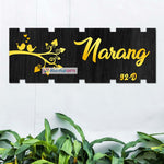 Birds Wooden Home Name Plates-10x18"