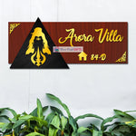 Best Creative Wooden Home Name Plates-10x18"