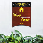 Best Unique Wooden Home Name Plates-12x15"