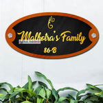 Top Wooden Home Name Plates-12x15"