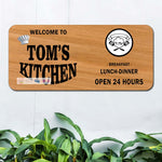Hotel Wooden Home Name Plates-12x15"