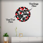 Customized Wooden Name Photo Wall Hanger | love craft gift