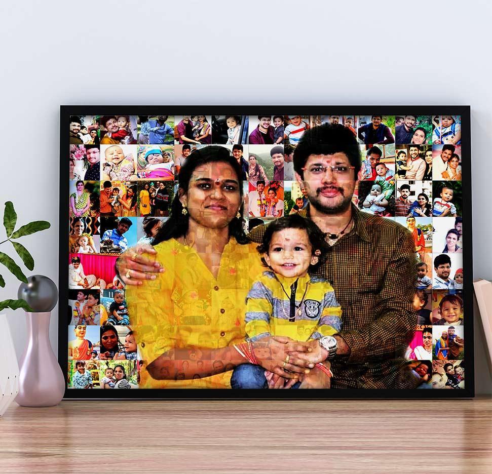Personalized Mosaic Photo Frame Design (Best Memory Collector) - 0