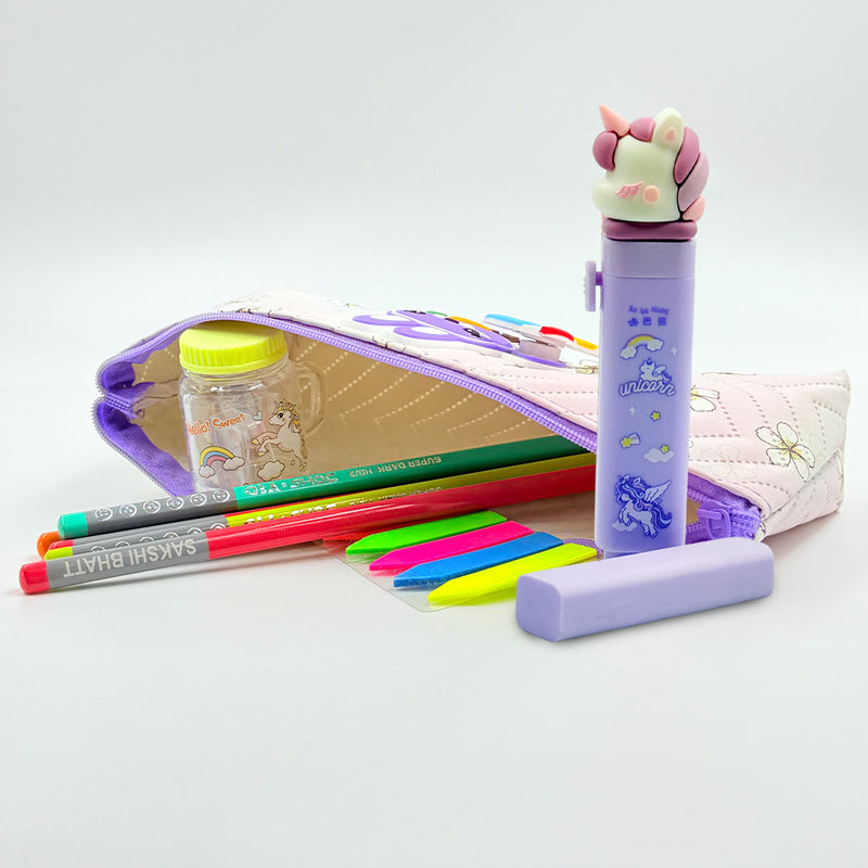 Kids Stationery Kit With Custom Pencil & Eraser