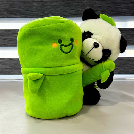 Bamboo Panda Teddy Plush Soft Toy & Pillow