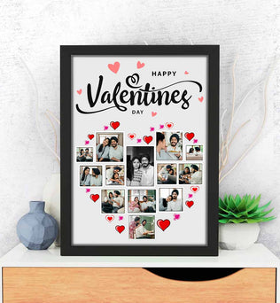 Valentine Special -Personalized Multi Photo Frame For Loved One-8x12