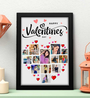 Valentine Special -Personalized Multi Photo Frame For Loved One-8x12