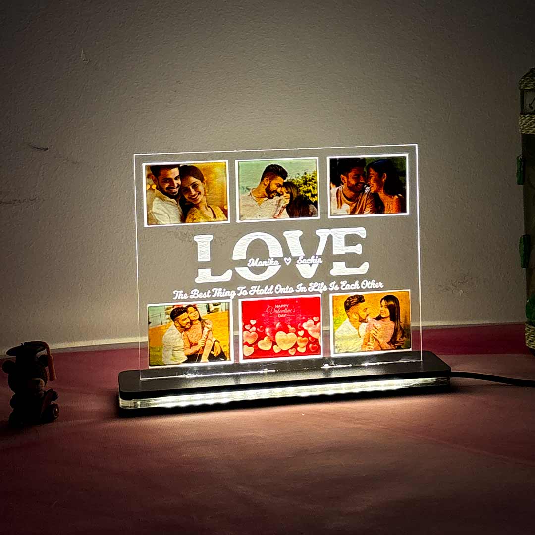 Acrylic Photo Frames and Personalized 3D Lamps