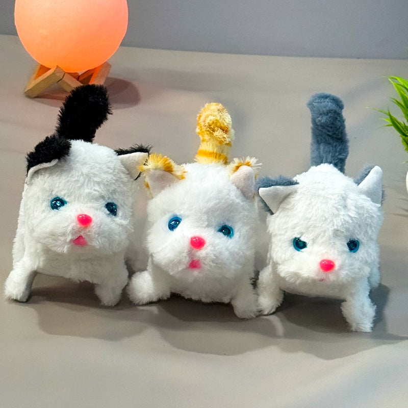 Talking & Walking Plush Cat – Fun and Engaging Toy for Kids