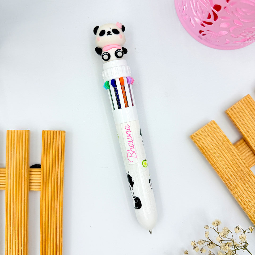 Kitty Calculator Diary with Personalized Panda Pen