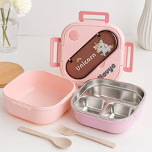 Personalized Pink Unicorn Stainless Steel Lunchbox