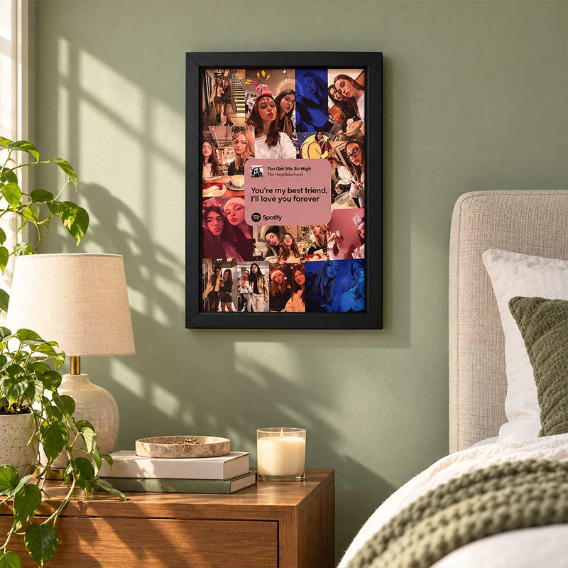 Personalized Photo Collage Frame for Friends | Birthday & Farewell Gift | Love Craft Gifts™