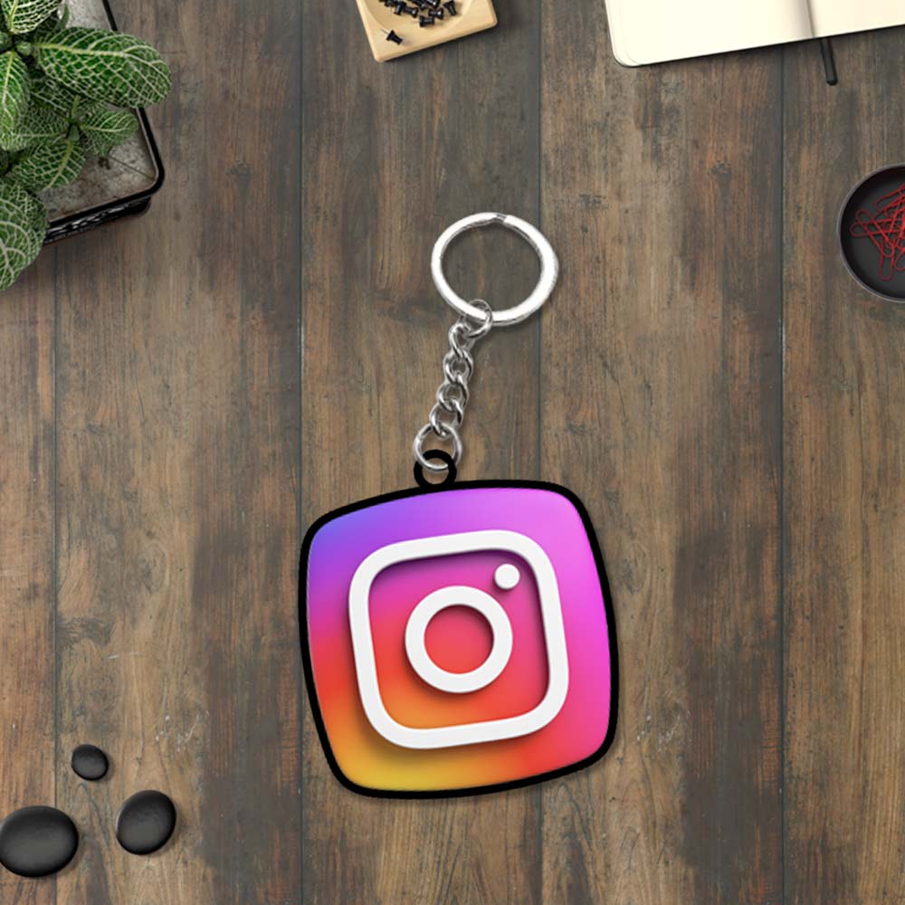 Connect in Style: Social Media Keychain Collection | Love Craft Gifts