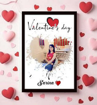 Valentine Special -Personalized Photo Frame For Loved One-8x12