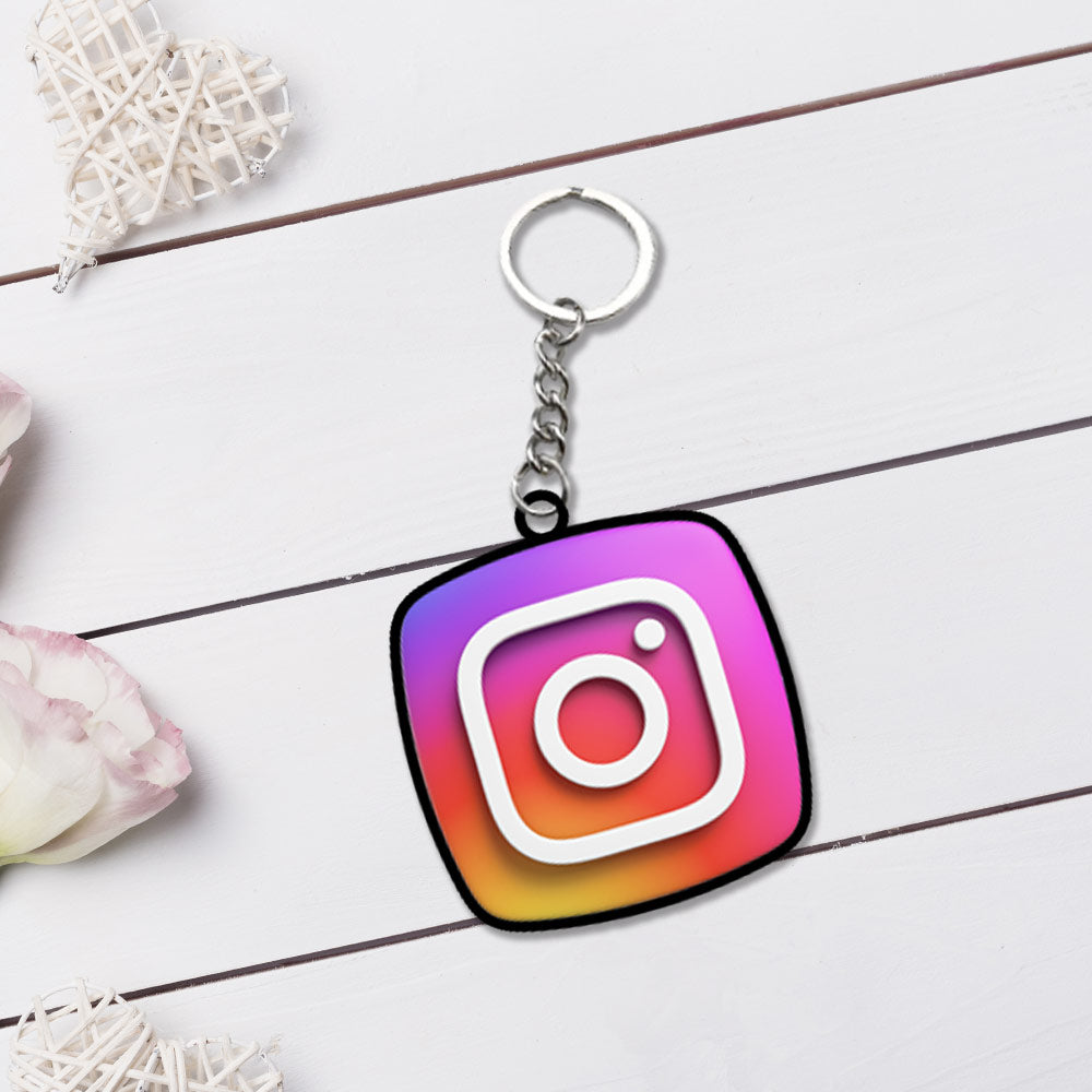 Connect in Style: Social Media Keychain Collection | Love Craft Gifts