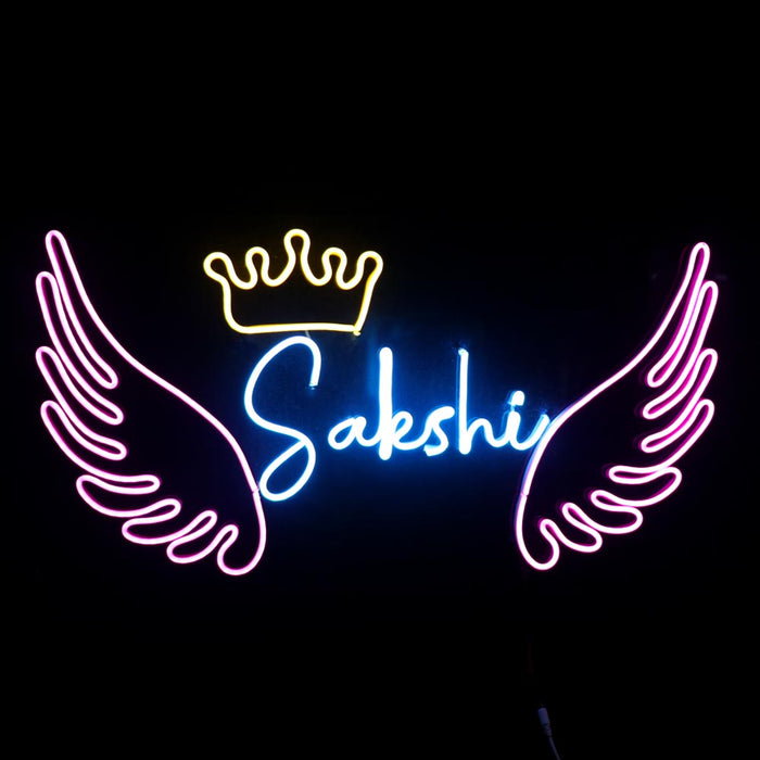 WINGS SPECIAL NAME NEON LIGHT FRAMES