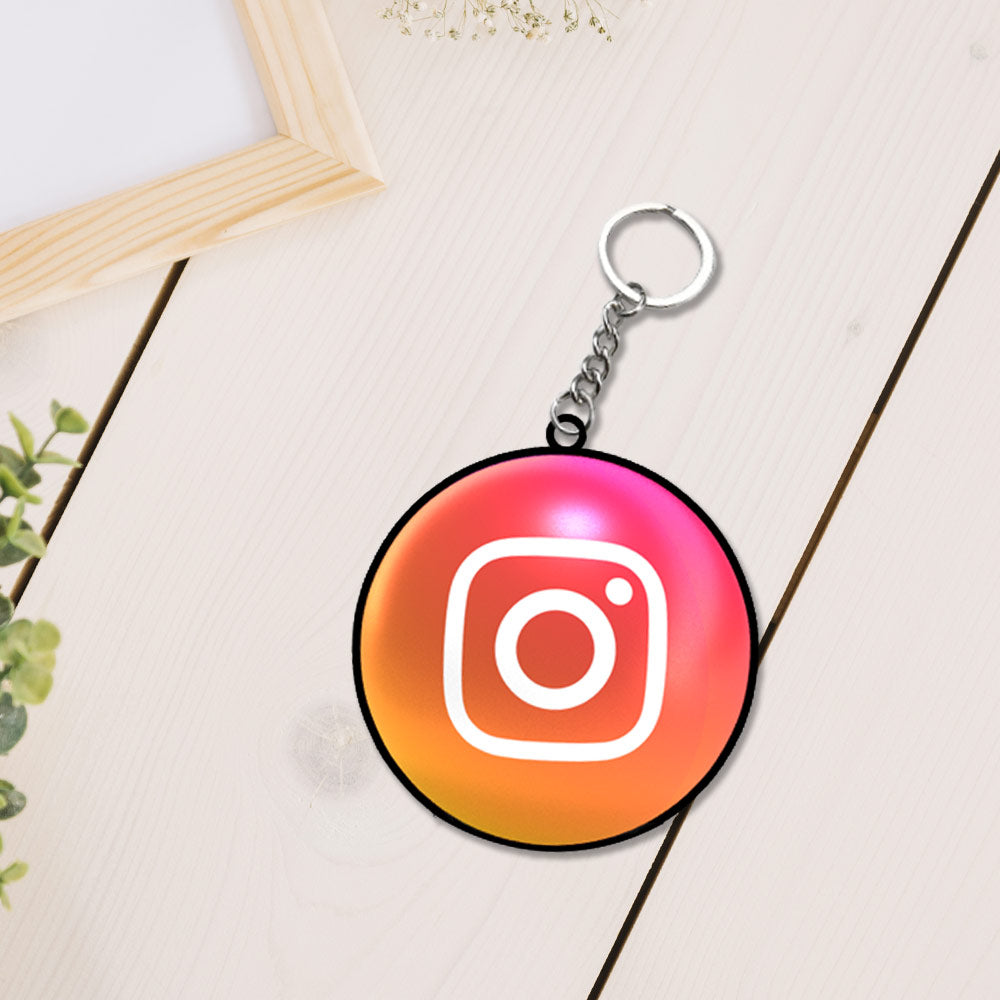 Connect in Style: Social Media Keychain Collection | Love Craft Gifts