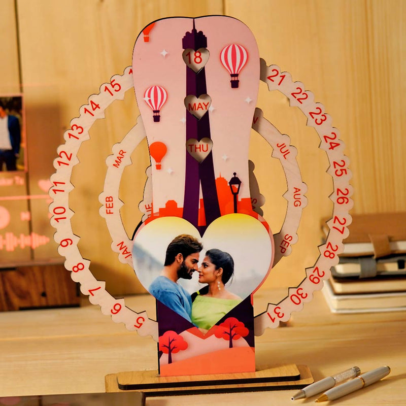 VALENTINE SPECIAL WOODEN CALENDER | love craft gift