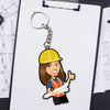 Engineer Keychain For Women