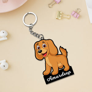 Animal Keychain With Name | Love Craft Gifts