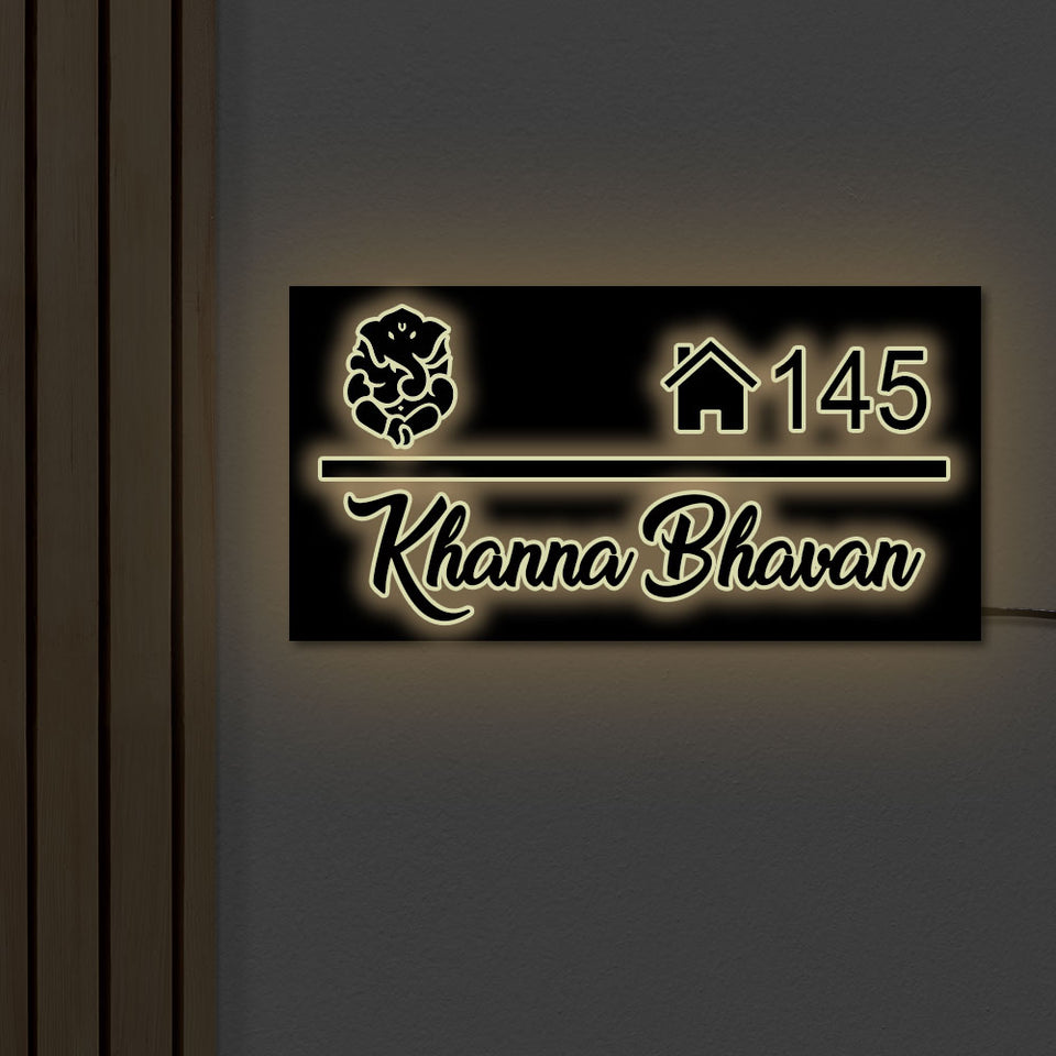 LED Name Plates For Home