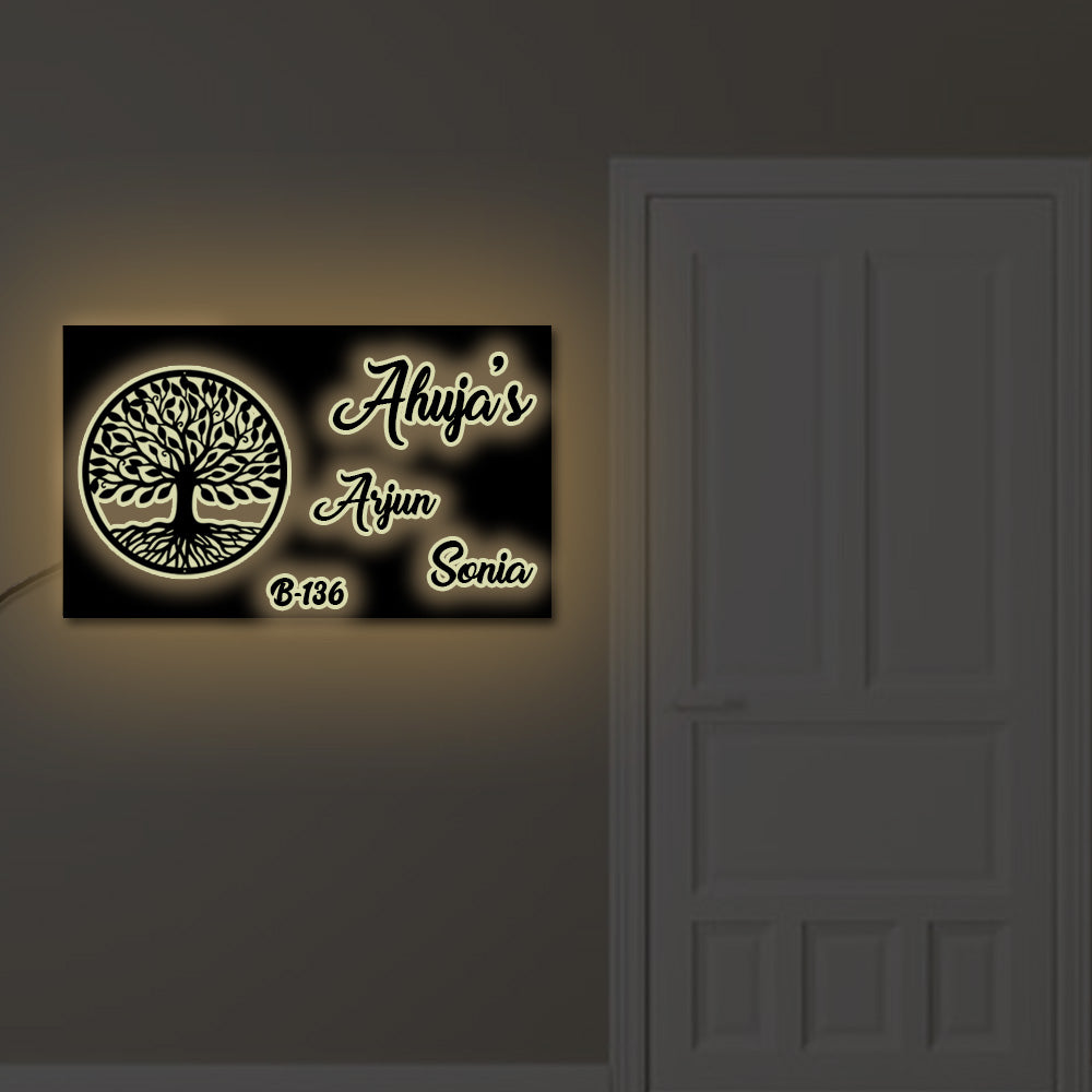 LED Name Plates For Home