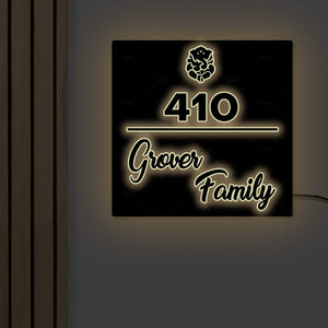 LED Name Plates For Home