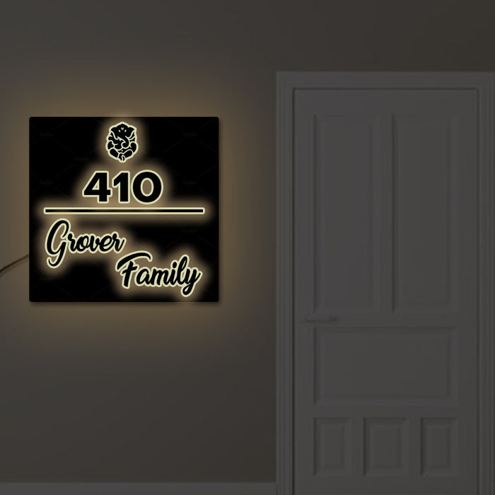 LED Name Plates For Home