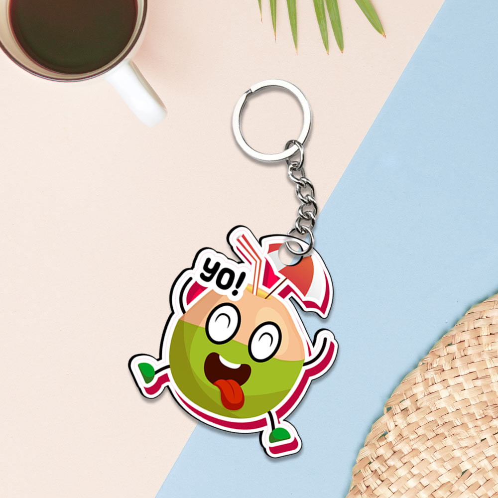 Fruity Delights: Fruit Keychain Collection | Love Craft Gifts