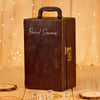 Brown Portable Wine Bar Set