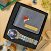 Customized Men's Wallet & Watch Combo