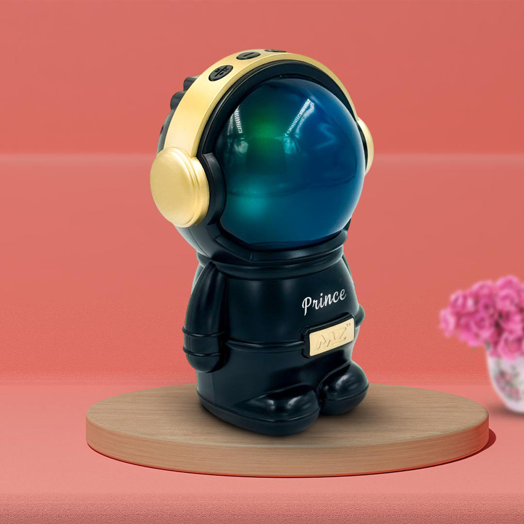 Personalized Name Astronaut Bluetooth Wireless Speaker|| MZ M6 Speaker