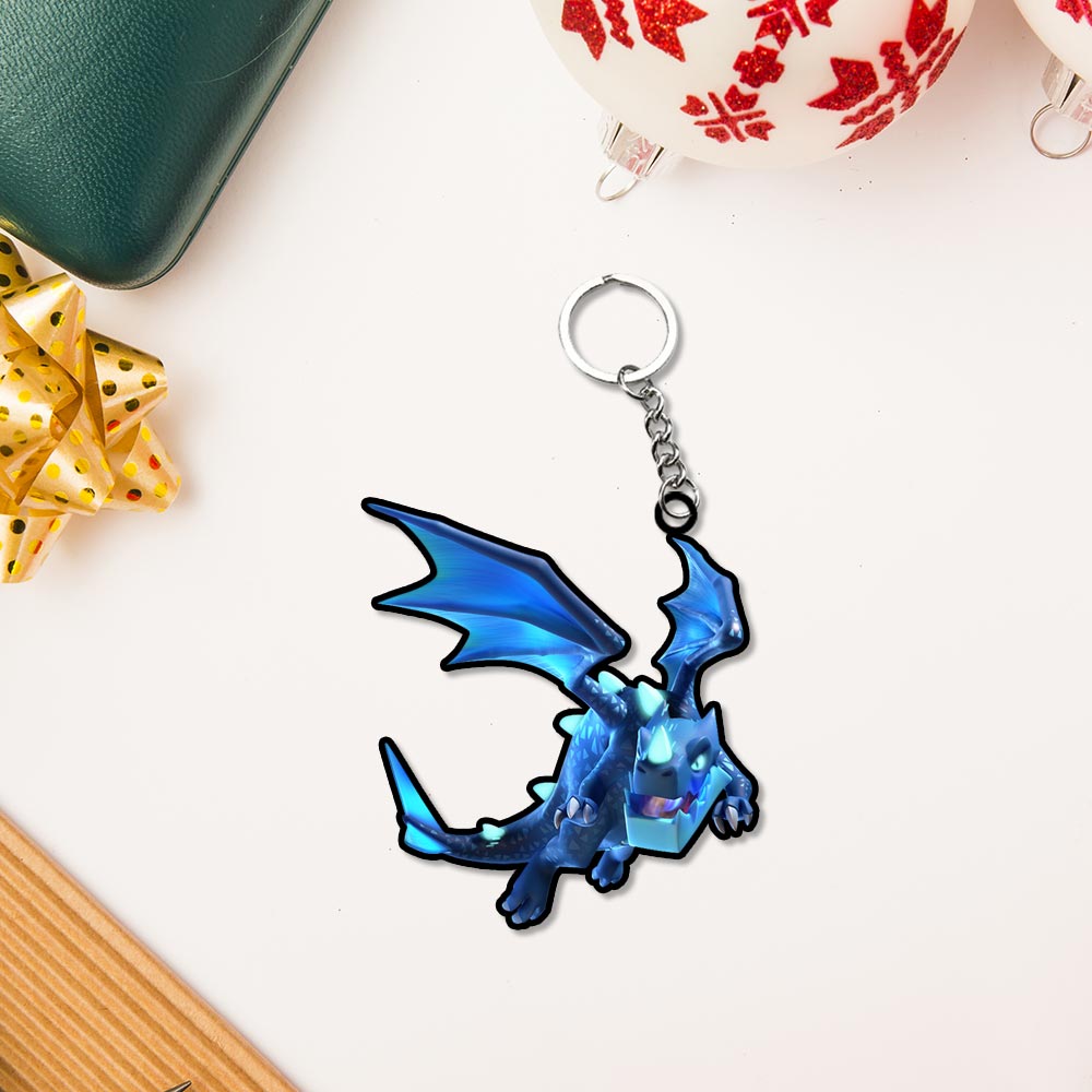 Clash Royale Emotes Keychain | Love Craft Gifts