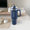 Personalized  Stainless Tumbler With Straw