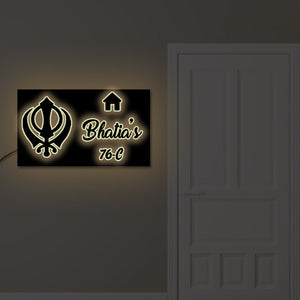 LED Name Plates For Home