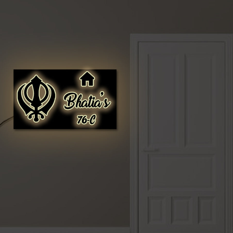 LED Name Plates For Home