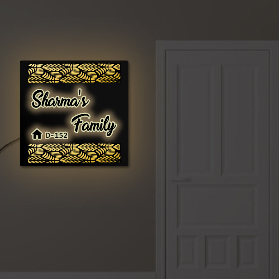 LED Name Plates For Home