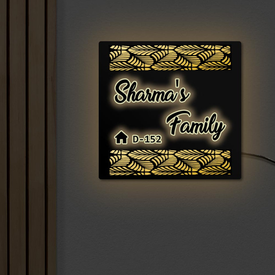 LED Name Plates For Home