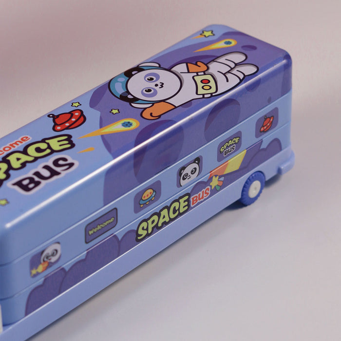 Personalized Space Bus Pencil Box