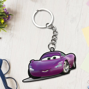 Lightning McQueen Cars Charcaters Keychain | Love Craft Gifts