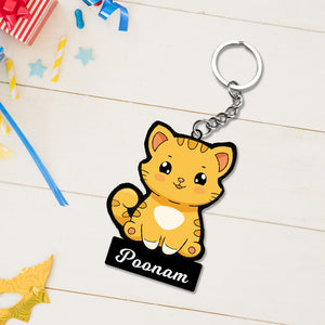 Animal Keychain With Name | Love Craft Gifts