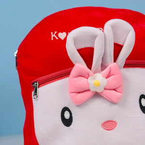 School Bag For Kids |  Red Teddy