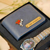 Customized Men's Wallet & Watch Combo