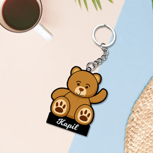 Animal Keychain With Name | Love Craft Gifts